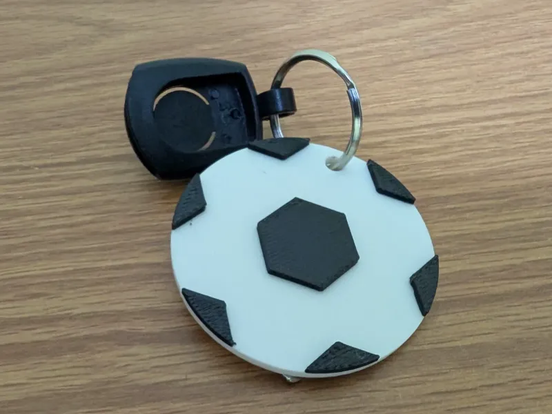 3D Soccer Ball Keychain charm (No CFS Required!!!)