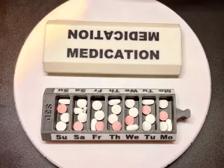 S3D Medical Case - Pill Holder with seven compartments