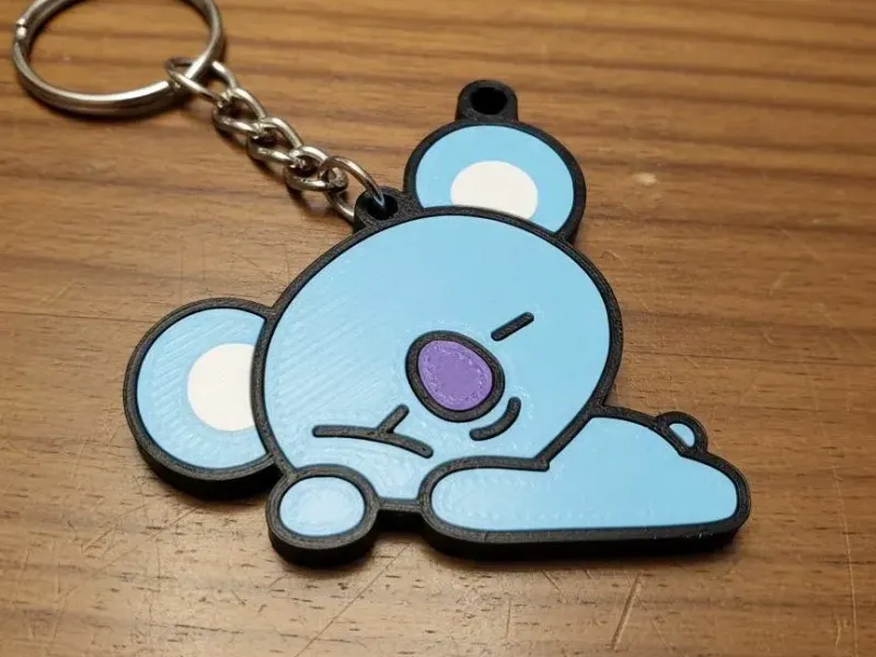 Keychain BT21 - Koya 2 - stl/3mf