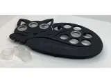 Sleeping cat tattoo ink cap tray-1