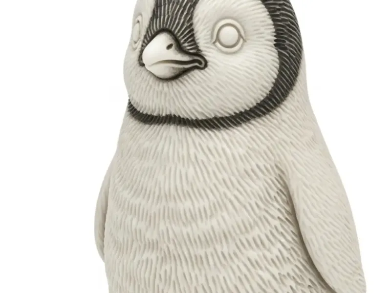 Chaveiro filhote de pinguim