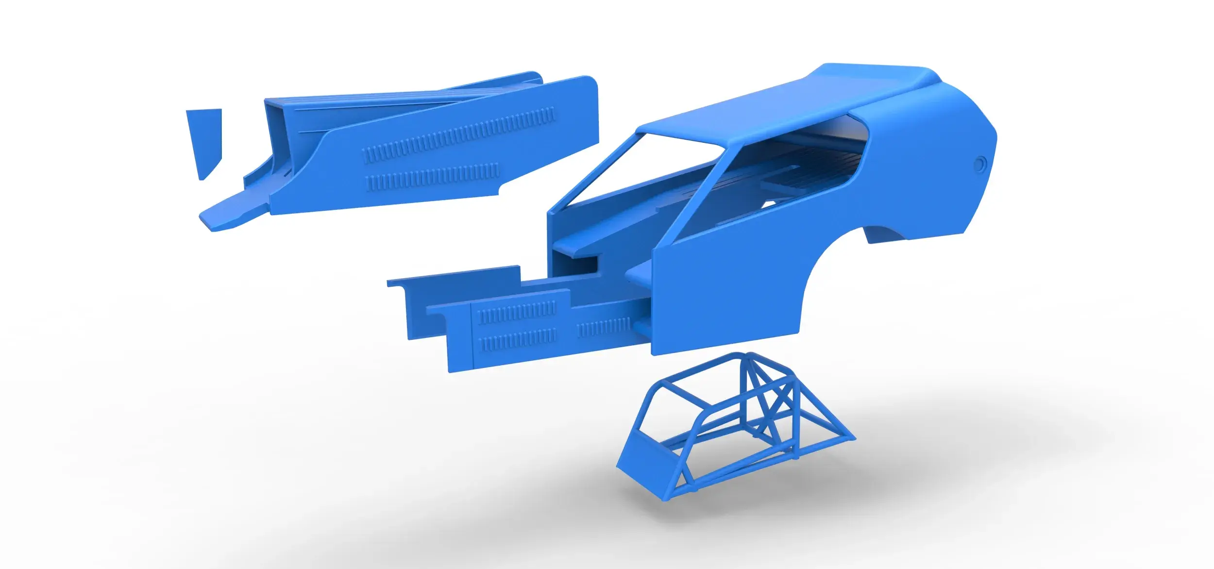 Vehicles & Machinery STL Download - Shell of Vintage Dirt Modified ...