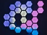 HexaGlow Modular Hexagon Wall Light (No Glue Clip System)-1