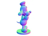 Funny Dog Character 3D Printer Model-4