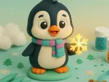 Penguin in winter-0
