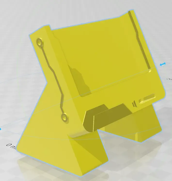 Phone holder sound amplifier cyberpunk style