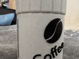 Jar with lid for storing coffee beans-4