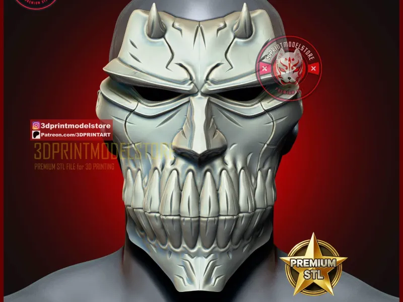 Love Aikawa Oni Mask - Bleach Ichigo Hollow Mask