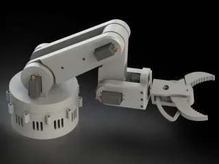 Robotic arm: turntable (part 2/3)