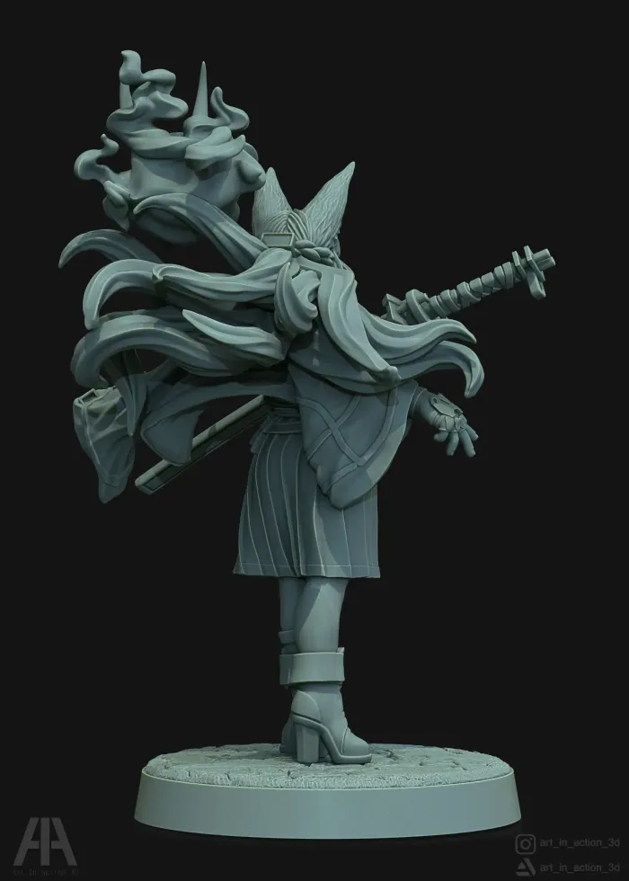 Other STL Download - Miyabi Miniature 32 mm - Zenless Zone Zero