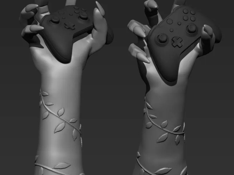 Stylized Hand Controller Stand