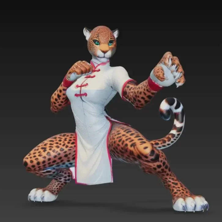 leopard. kung fu
