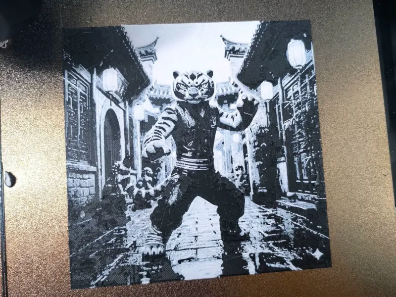 Kung fu Panda Tigress HueForge
