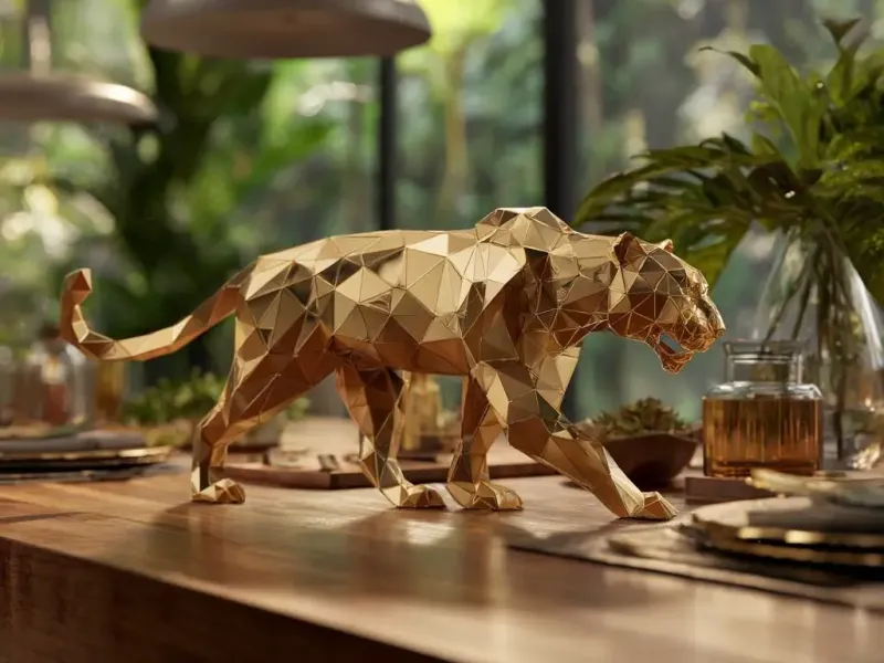 Polygonal Leopard 01