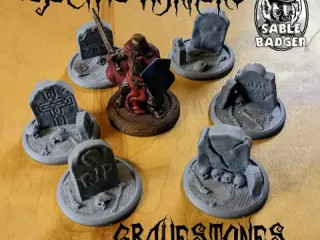 Objective Markers - Gravestones for Fantasy games