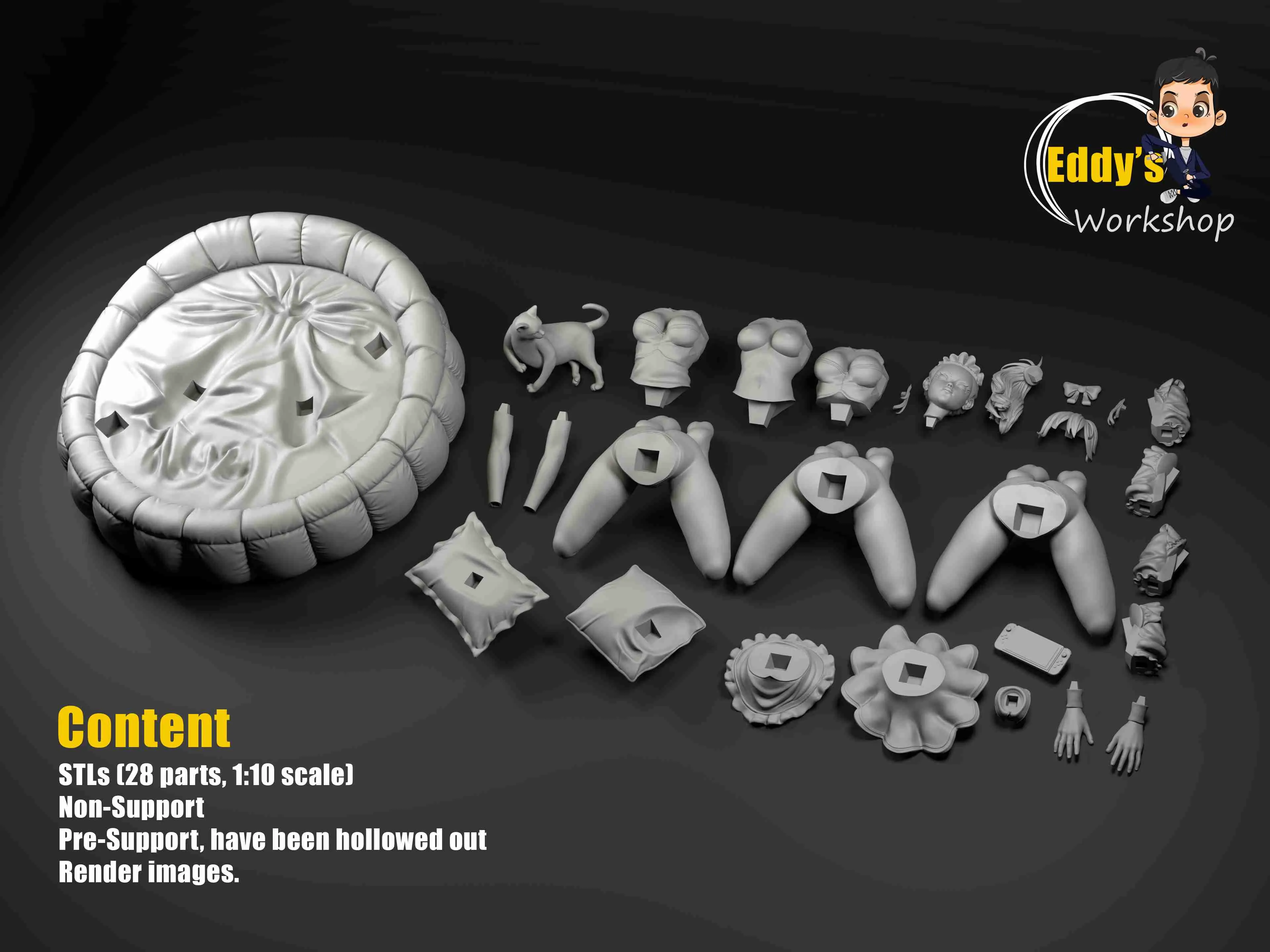 МАРСИ И МАЙЛО - 3D STL ГОТОВЫЙ К ПЕЧАТИ