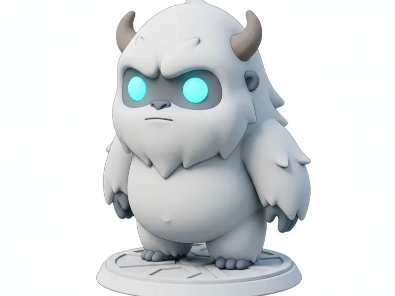 ❄️ Frosthorn Cub – Arctic Guardian Creature