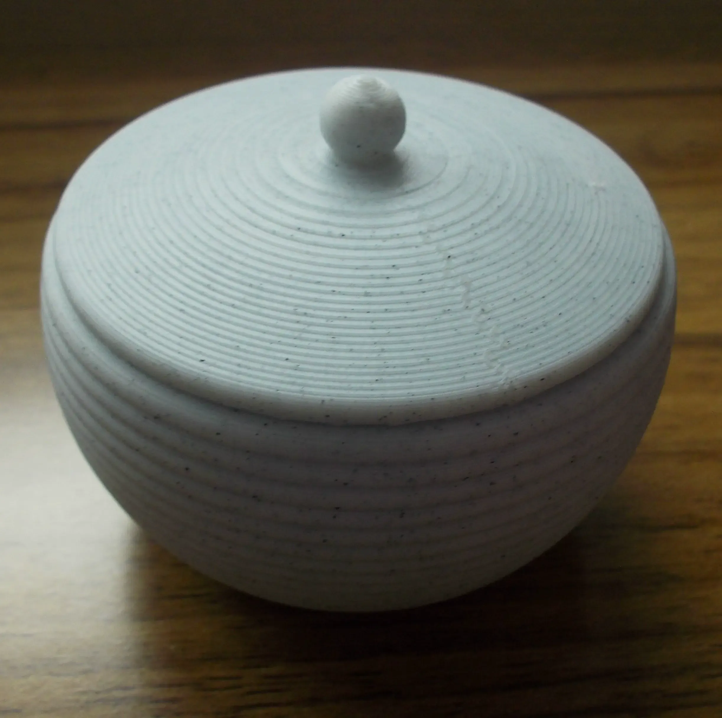 Grooved Trinket Container