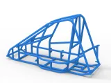 Frame of Quarter Midget Scale 1:16-8
