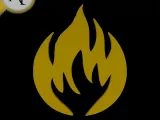 Simple Flame Symbol - 2D Art-0