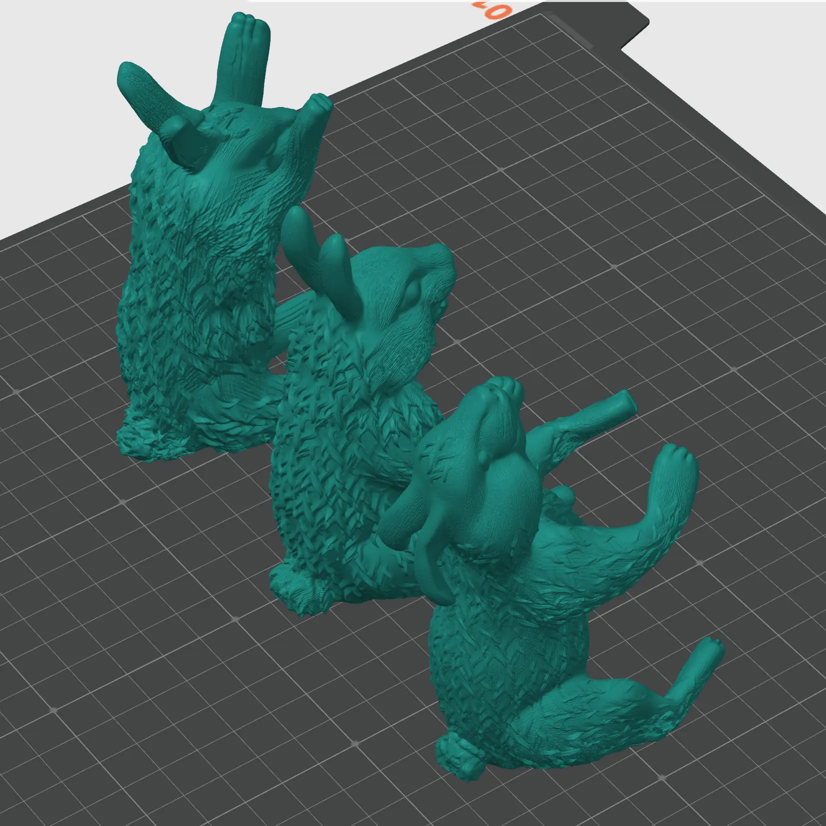 Easter rabbits eggs holder set
