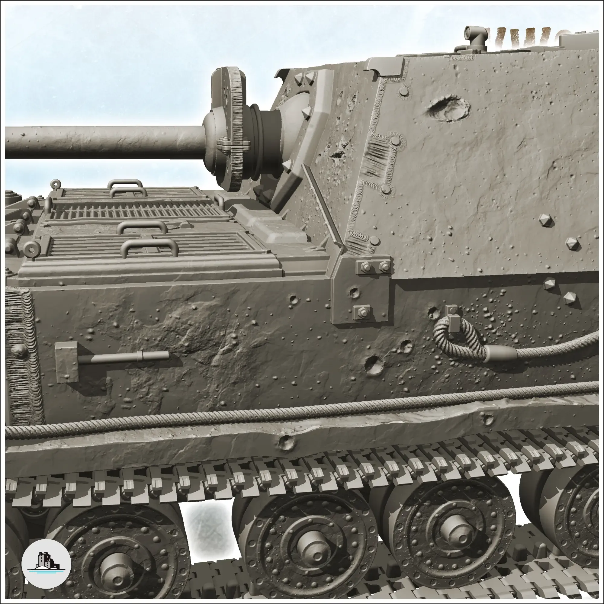 Jagdpanzer Ferdinand - WW2 German Flames War Bolt Action