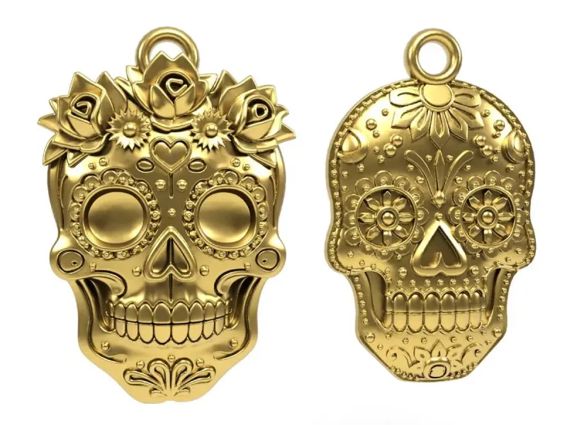 Mexican Skulls pendants