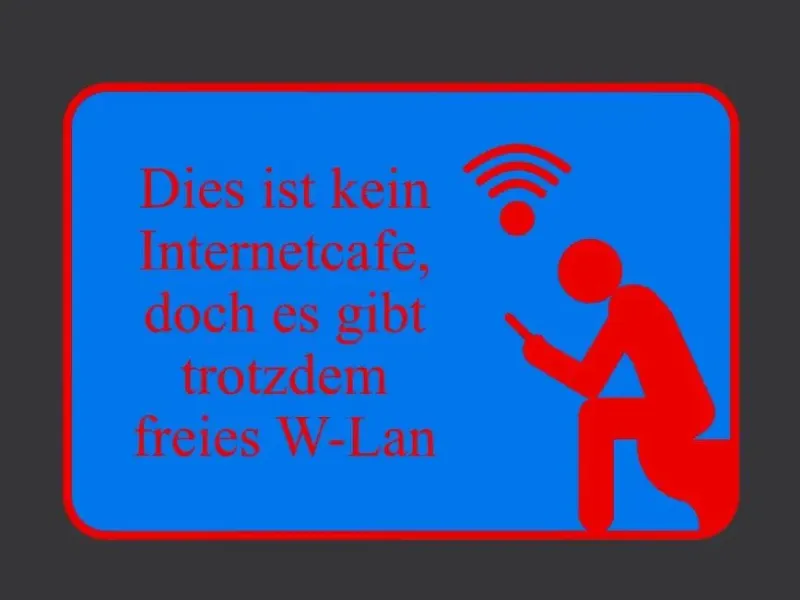 Toilettenschild