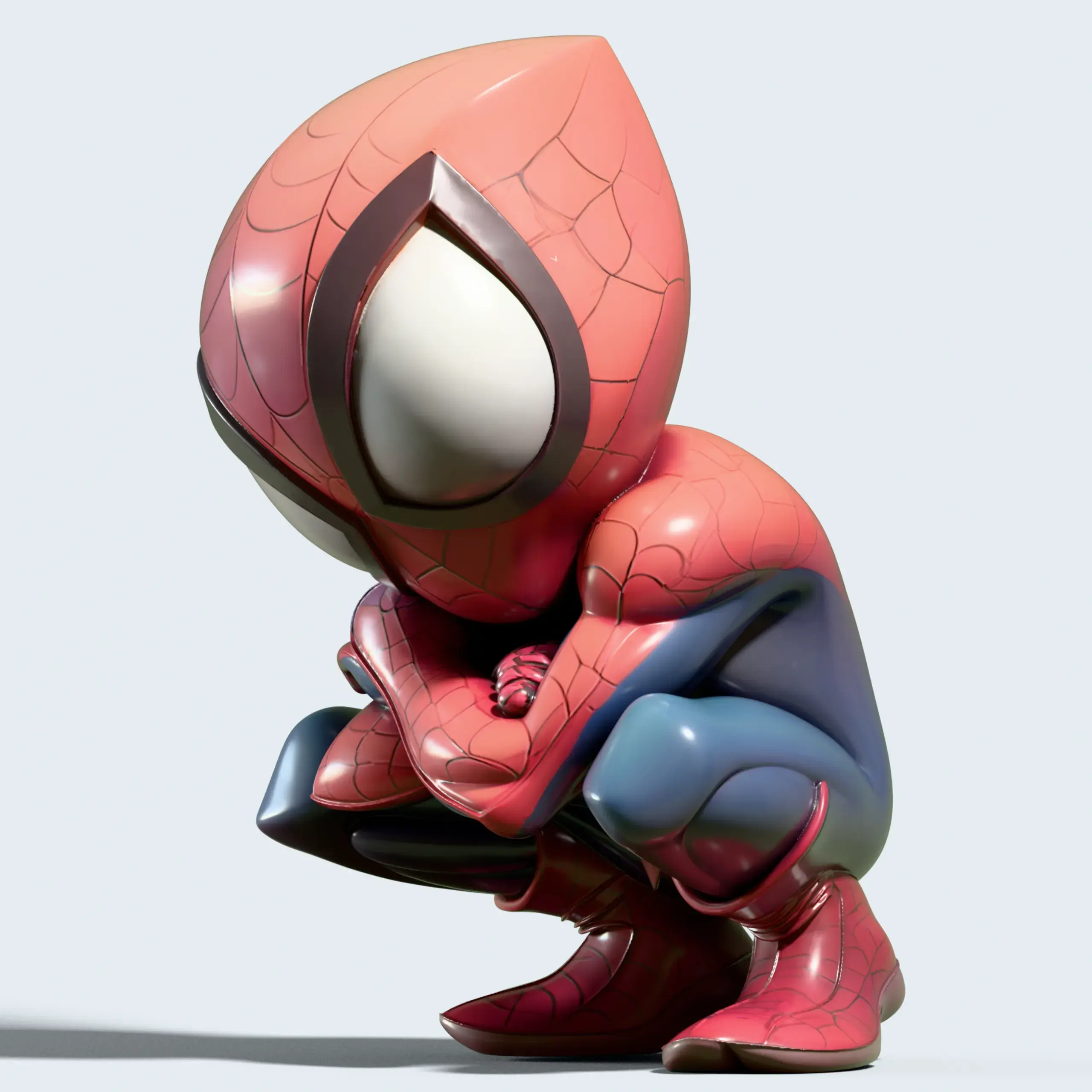 3D Printer Files | 3MF File | Spider Man Chibi Fan Art STL | Creality Cloud