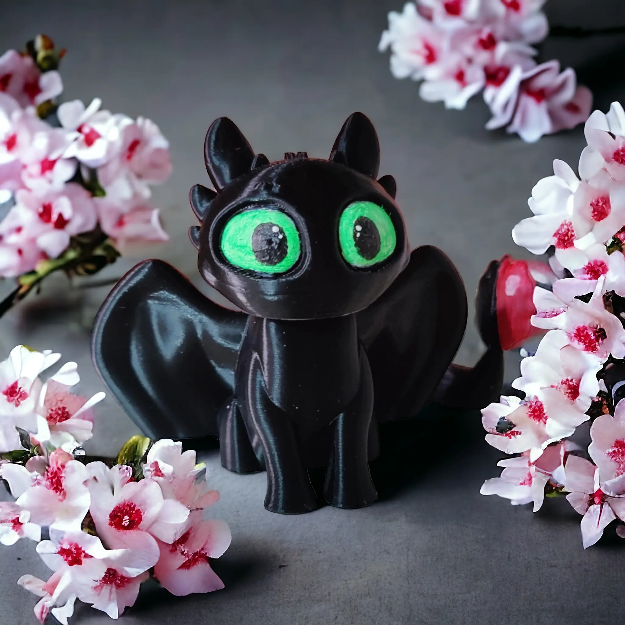 Sitting Toothless Dragon ( No Support )