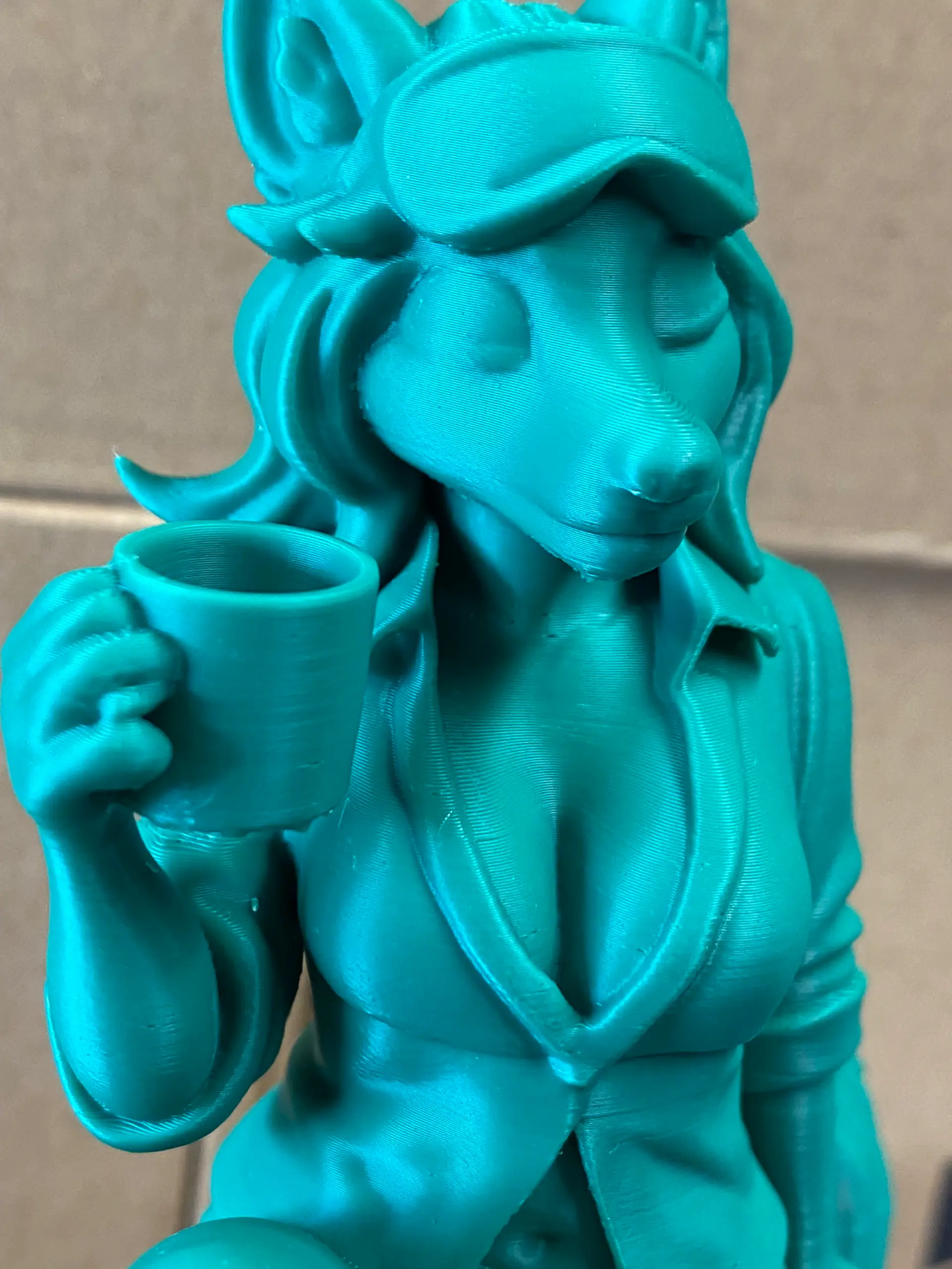 Lupa Grey - Relax morning coffee - Creality Cloud 3D Model | 3Drop