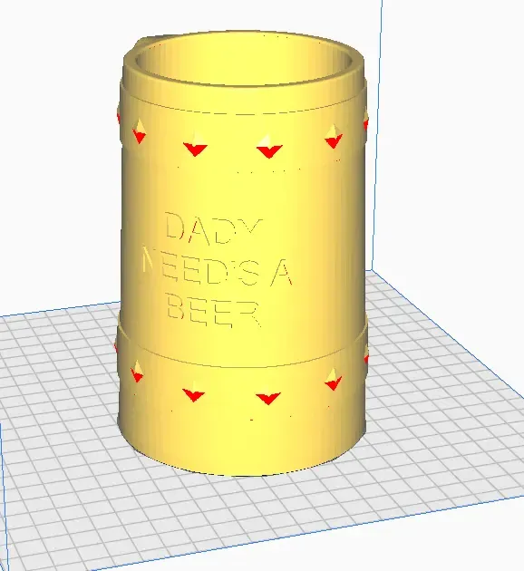 Cup Dady needs a beer