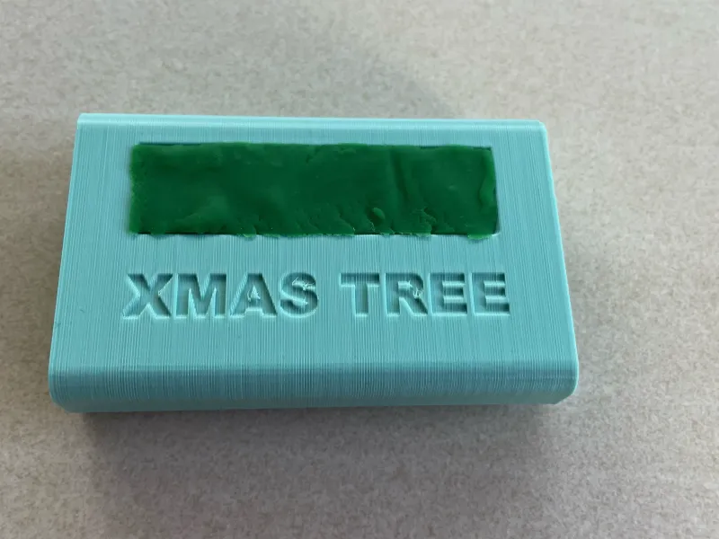 Rouleau à perles Sapin de Noël  // Rouleau à perles Sapin de Noël