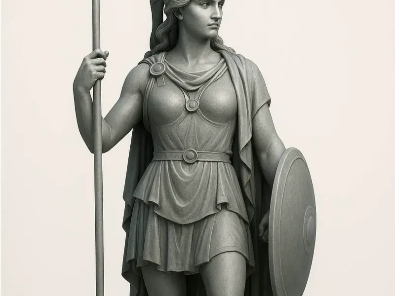 Roman Female Warrior  AI