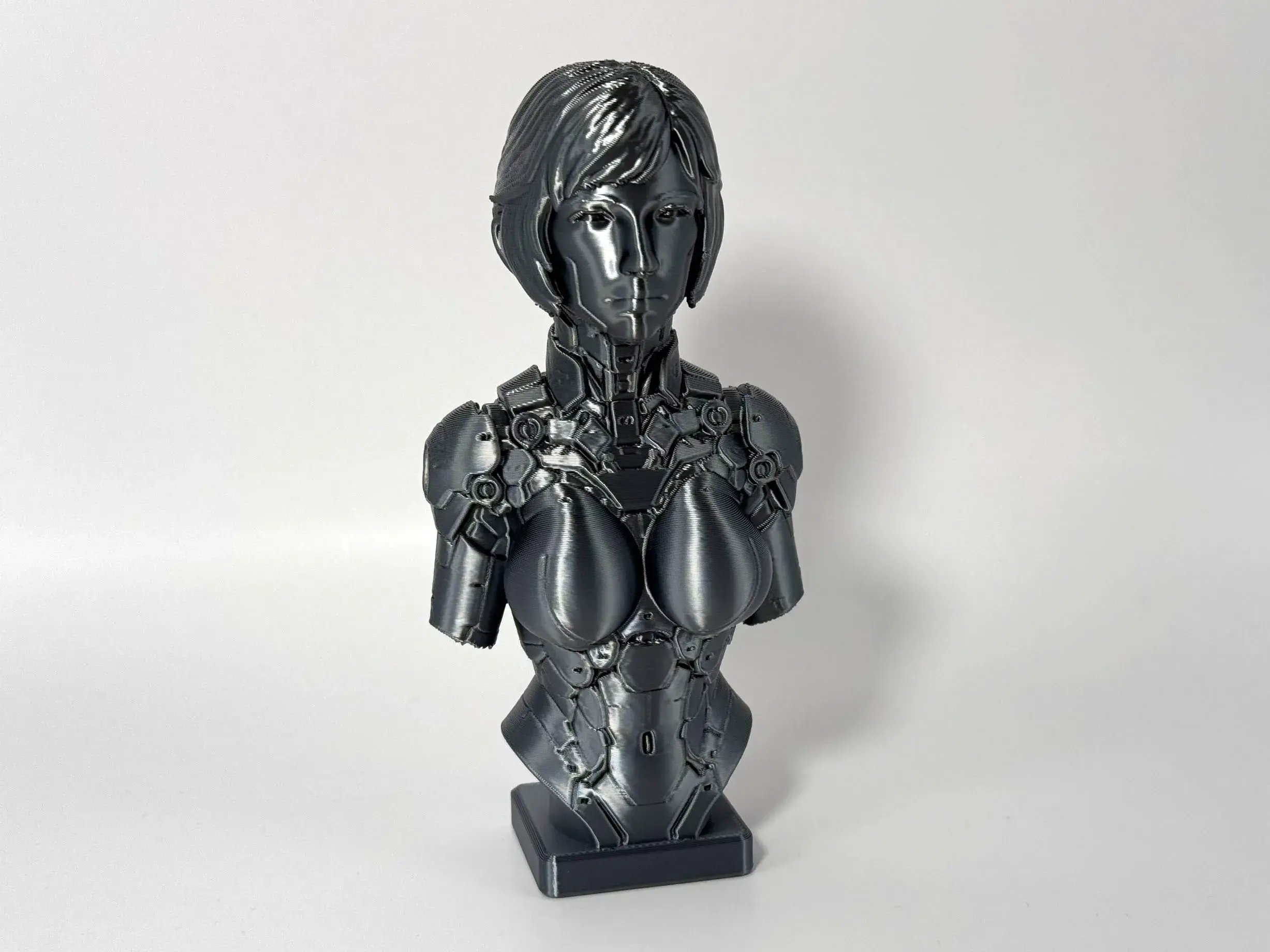 Archivos de impresora 3D | Archivo 3MF | Female Cyborg Bust | Creality ...