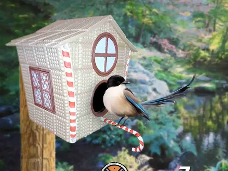 HANSEL AND GRETEL BIRDHOUSE 3D print model
