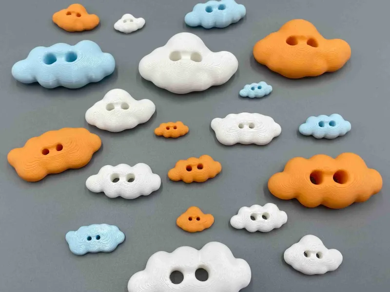 Cloud Button Set