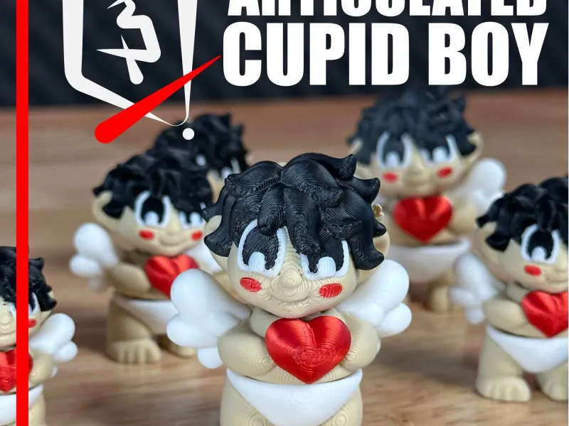 Articulated Cupid Boy- The Valentine Sentinel