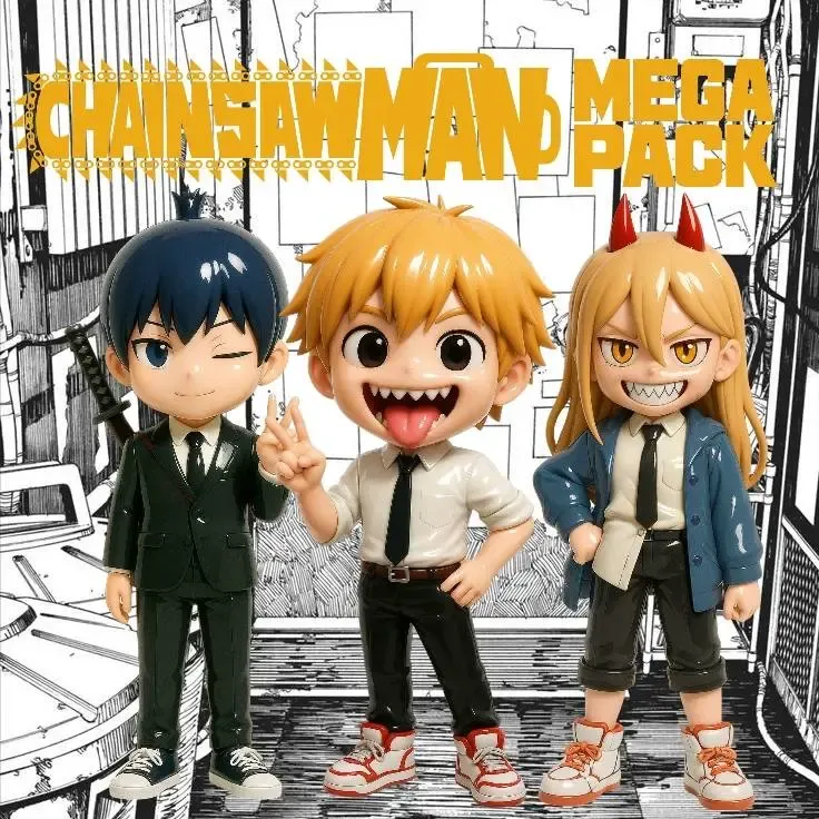 chainsawman chibi pack X 7
