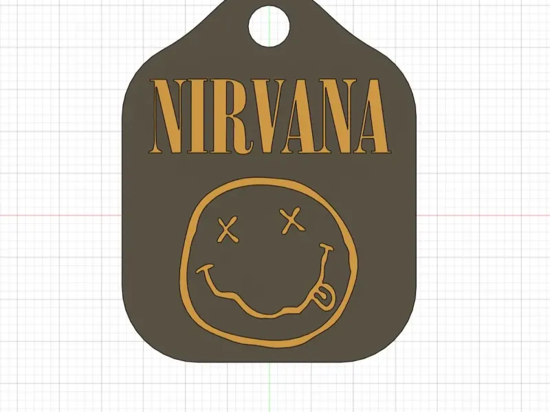 Nirvana keychain