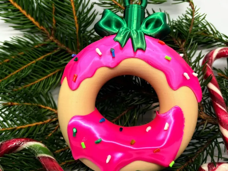 Donut-Weihnachtsbaumdekoration