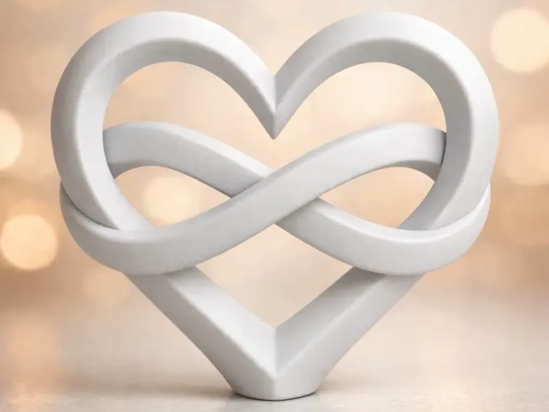 Valentine Infinity Heart