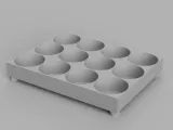 Organizer with circular containers-3