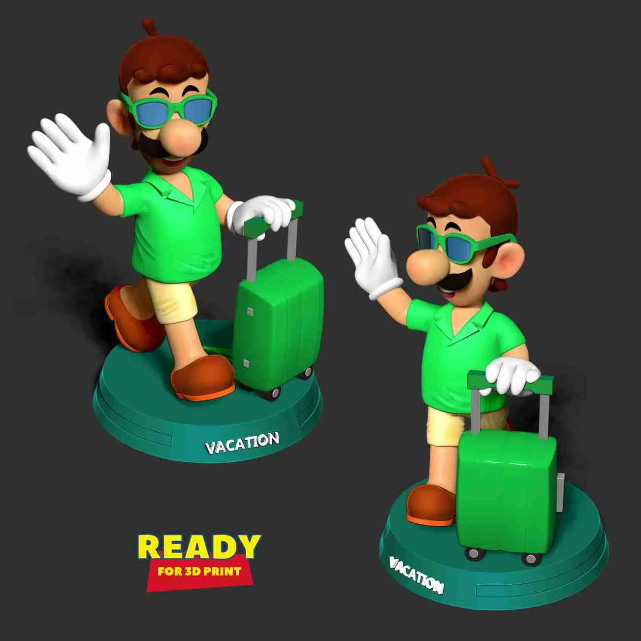 Luigi en vacances d'été