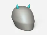 Little Devil Horn for Motorcycle Helmets - Accessory-2