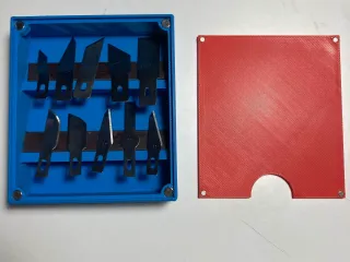 Scalpel blade holder/organiser