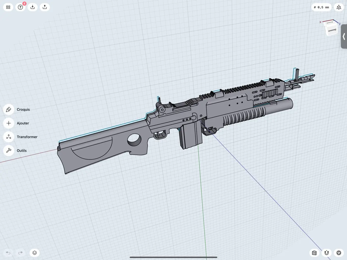 Free other stl download carabine r sistanceby lars7