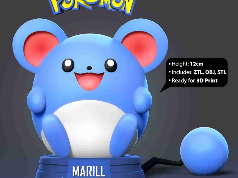 Marill - Pokemon Fanart