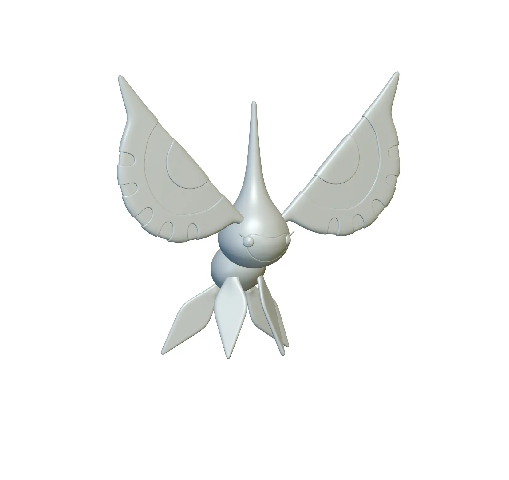 Pokemon Masquerain #284 - Ready for 3D Printing!