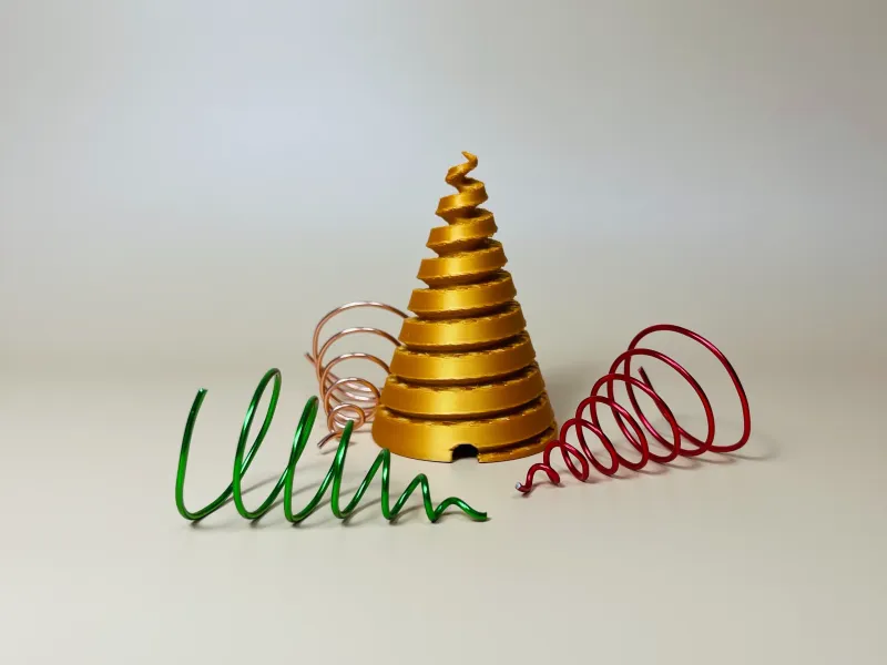 DISPOSITIVO DI ELETTROCULTURA STAMPO A CONO FIBONACCI - 10 GIRI STAMPO